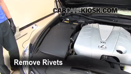 2007 Lexus GS350 3.5L V6 Air Filter (Engine) Check